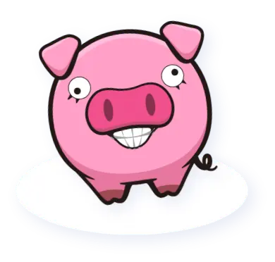 iPhone向けゲーム「Butabara」のイラスト